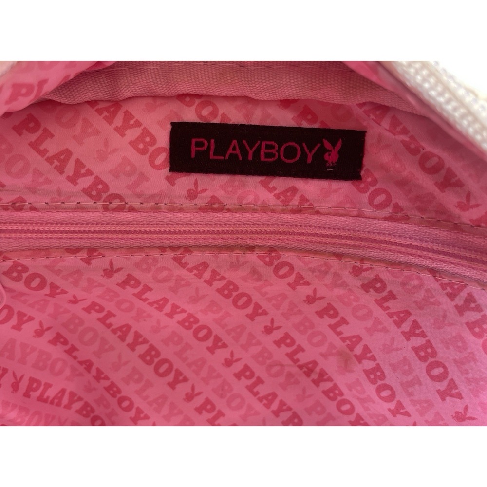 Vintage Playboy Bunny Hand Purse Rare Purple White Y2K - Picture 9 of 11